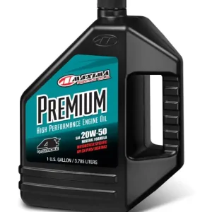 MAXIMA závodní OILS motorový olej minerální PREMIUM 20W50 3.785 litry (4) (AKC) Speciální Cena