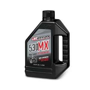Zlevněný MAXIMA závodní OILS motorový olej 530MX 100% SYNTHETIC 4T závodní ENGINE OIL - MX / OFFROAD / ENDURO 1 LITR (12) (AKC)