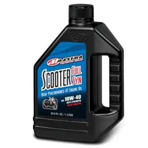 MAXIMA závodní OILS motorový olej syntetický SCOOTER FULL SYN 10W40 1 LITR (12) (AKC) Akce