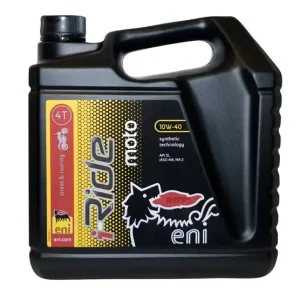 Nová Kolekce AGIP (ENI) motorový olej I-RIDE MOTO 10W40 polosyntetický (4L) MA2