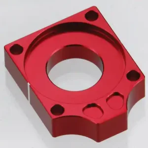 Nejlepší Volba ACCEL napínač zadní osy HONDA CRF 250R 10-12, CRF 450R 09-12 barva červená