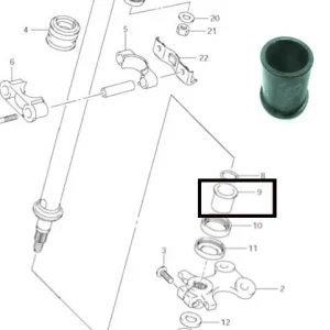 Víkendová Akce BRONCO pouzdro sloupku řízení SUZUKI LTR 450, LTA 450/500/700/750