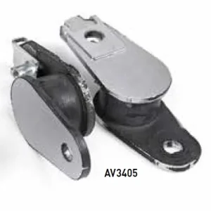 M.C. montáž (závěs, silentblok) rezonanční trubice (difuzoru) HONDA / YAMAHA / KAWASAKI / SUZUKI 76mm ( 1 kus ) Ověřený