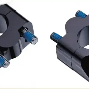 Cenový Hit ACCEL držáky/zvedáky na řidítka (spodní-22,2/horní-28,6mm) výška 20mm barva černá (BM-01BK22/28)