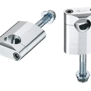 Zlevněný ACCEL držáky/zvedáky na řidítka (28,6mm) výška 58,5mm se šroubem M12 barva stříbrná (BM-16SV28)