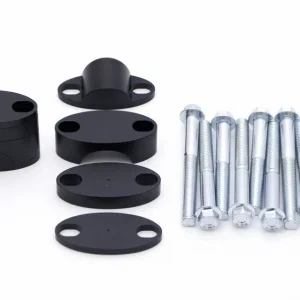 ACCEL držáky/zvedáky na řidítka (spodní-28,6/horní-28,6mm) (plastery 18+5+10+6=39mm) barva černá (BMA-01BK) Nejlepší Cena