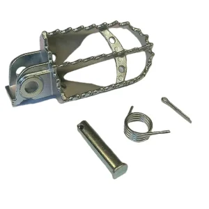 BUZZETTI PODnoha levá strana PEGI KTM LC/EXC/SX/SMR ( nerez v kompletu s montážní sadou 1 pružina, 1 čep, 1 podložka, 1 závlačka) Moderní