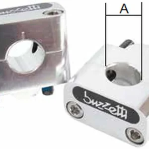 Autentický BUZZETTI držáky/zvedáky na řidítka (22,2mm) barva stříbrná