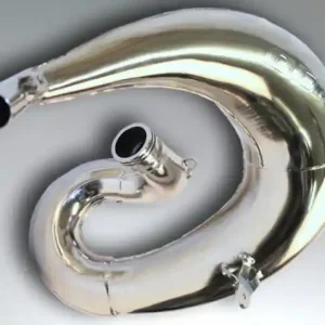 DEP PIPES ARMOURED difuzor/komora/rezonanční trubice poniklovaná (FRONT EXHAUST PIPE NICKEL): KAWASAKI KX 250 05-19 (zesílený 1,2mm) Výprodej