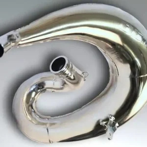 DEP PIPES ARMOURED difuzor/komora/rezonanční trubice poniklovaná (FRONT EXHAUST PIPE NICKEL): KTM EXC 250/300 17-19, TPI 18-19, HUSQVARNA 250/300 TE 17-19 (zesílený 1,2mm) Cenový Hit