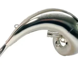 Finální Výprodej DEP PIPES ARMOURED difuzor/komora/rezonanční trubice poniklovaná (FRONT EXHAUST PIPE NICKEL): KTM 250/300, XC 250 19-, EXC-TPI 20-, HUSQVARNA TX 250/300 19-, TE 20- (zesílený 1,2 mm) (uhlíkový kryt difuzoru k: PROMX-OW32)
