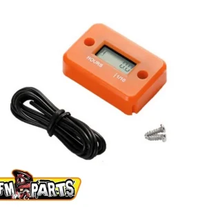 Aktuální FM-PARTS indukční měřič motohodin voděodolný barva oranžová (EL)