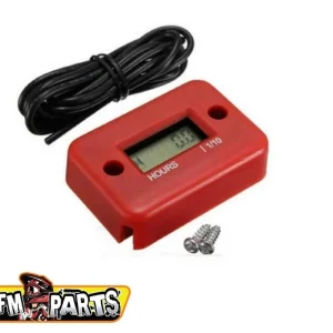 Sezónní Sleva FM-PARTS indukční měřič motohodin voděodolný barva červená (EL)