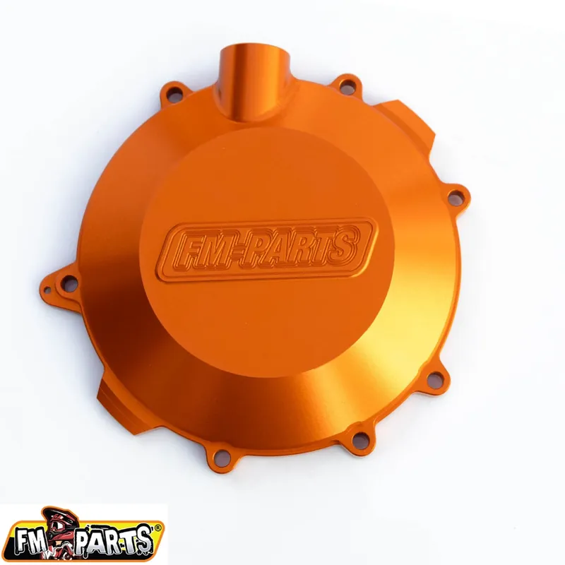 FM-PARTS kryt spojky (dekl) zesílená CNC 6082 hliník (větší objem olejů) KTM/HUSQVARNA/GAS GAS 250/300 17-23 barva oranžová Akční Nabídka