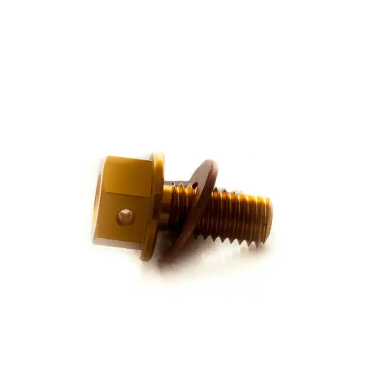 Cenově Výhodný ACCEL vypouštěcí zátka oleje KAWASAKI KXF 19-20 ( s magnetem ) barva zlatá (MDP-09G)