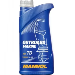 Prémiový MANNOL směsný olej 2T OUTBOARD MARINE TC-W3 API TD 1L (7207) (20)