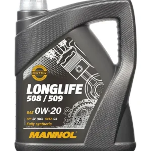 Must-Have MANNOL motorový olej automobilový 0W20 LONGLIFE 508/509 5 litrů (7722) (syntetický)
