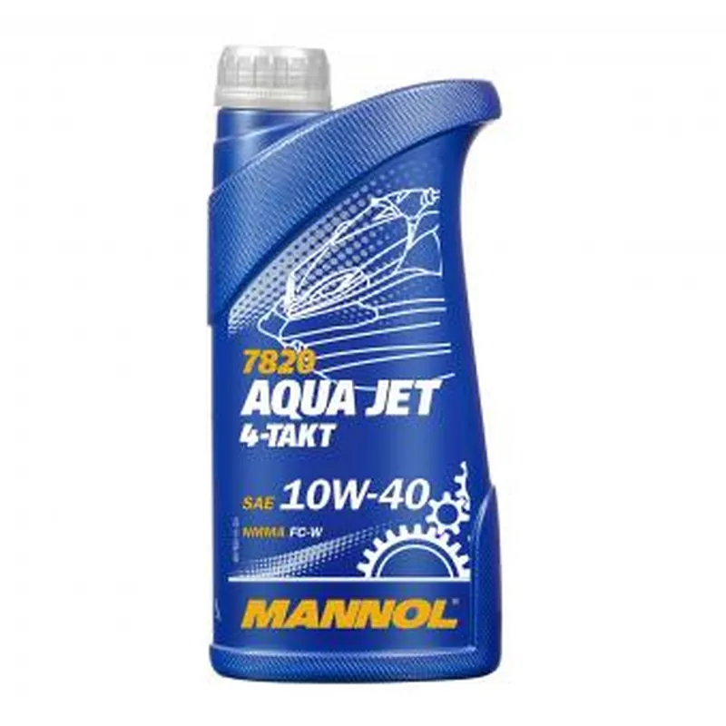MANNOL motorový olej 4T AQUA JET 10W40 1L (JASO MA/API SL) (7820) (20) Super Cena
