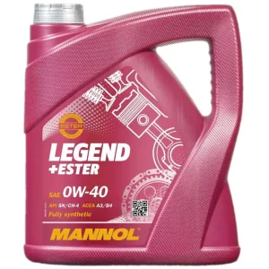 Výprodej MANNOL motorový olej automobilový 0W40 LEGEND+ESTER 4 litry (7901) (syntetický)