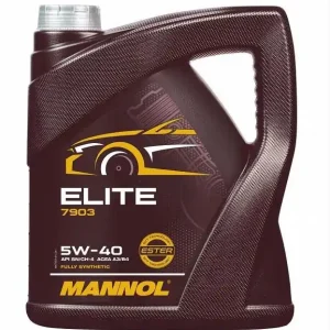 MANNOL motorový olej 4T Elité 5W40 4L (API SN/CH-4, JASO MA2) polosyntetické (7903) (4) Cenový Hit