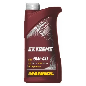 Profesionální MANNOL motorový olej automobilový 5W40 EXtremE 1 LITR (7915) (syntetický)