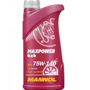 MANNOL MAXPOWER 4X4 75W140 API GL5- olej převodový syntetický 1L (75W-140) Finální Výprodej