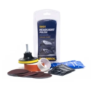 MANNOL HEADLIGHT POLISH sada leštění do světlometů (9801) (42) Velkoobchod
