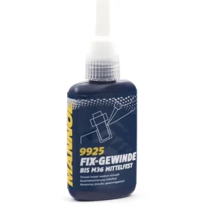 MANNOL FIX-GEWINDE MITTELFEST - lepidlo na šrouby, světle modrý střední 50ML (9925) Víkendová Akce