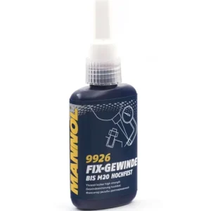 MANNOL FIX-GEWINDE HOCHFEST - lepidlo na šrouby, červená silný 50ML (9926) (144) Trendový