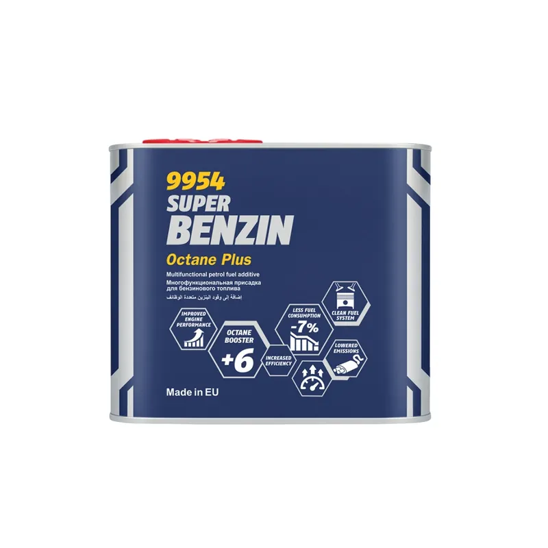 MANNOL SUPER BENZIN OCTANE PLUS 450ML - zvyšuje číslo oktan, čistí systém paliva (9954) (24) - nahrazuje MN9989 Sleva