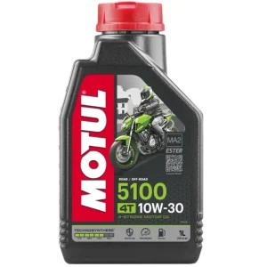 Značkový MOTUL motorový olej 5100 4T ESTER 10W30 1L