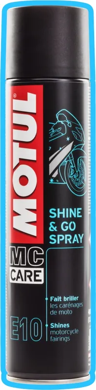 Finální Výprodej MOTUL E10 SHINE AND GO sprej 0,4L (čištění a ochrana laku)