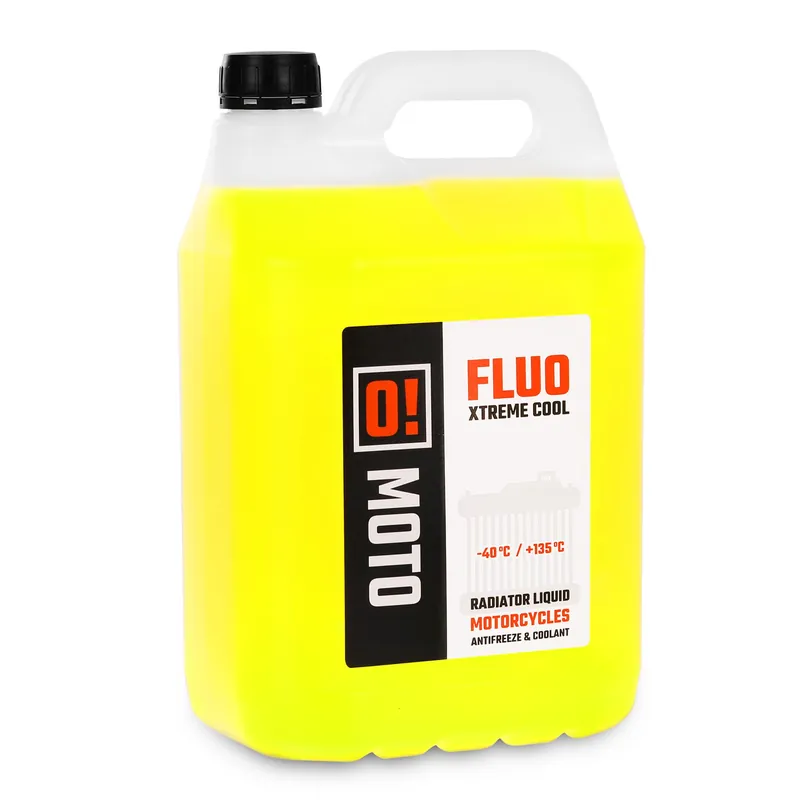 Výhodná Nabídka OMOTO chladící kapalina 5L O! fluorescenční XtremE COOL +135 připraveno k použití (O!MOTO) (OLE-002) (-40 DO +135)