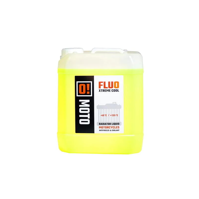 Akce OMOTO chladící kapalina 10L O! fluorescenční XtremE COOL +135 připraveno k použití (O!MOTO) (OLE-003) (-40 DO +135)