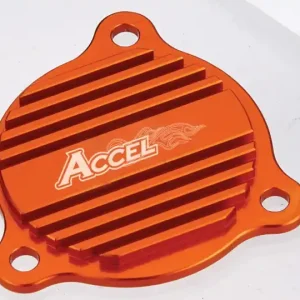ACCEL kryt pumpy olejů KTM EXC 350/400/450/500/530 08-12, SXF350 11-12 barva oranžová - Vrácení Zdarma
