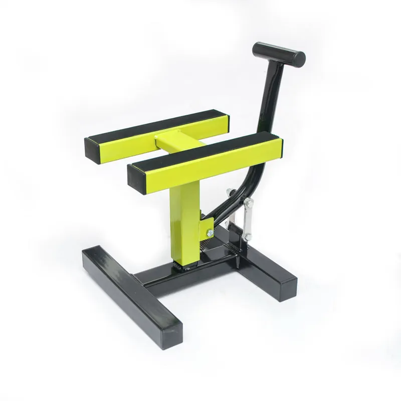 Pouze Dnes PROMX stojan/zvedák/podstavec motocyklu CROSS barva žlutá fluorescenční (podrobnosti)