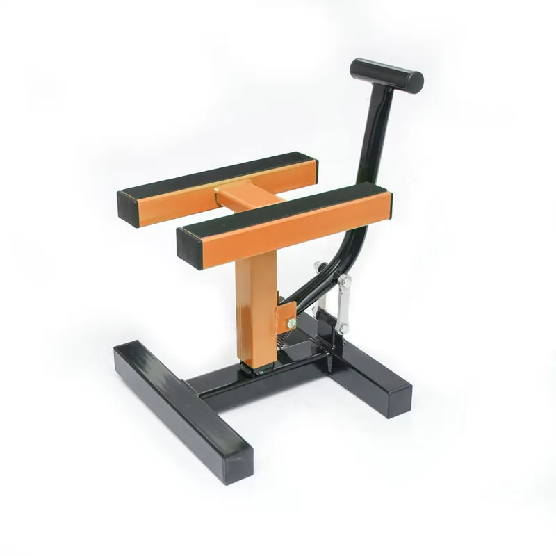 Vysoce Kvalitní PROMX stojan/zvedák/podstavec motocyklu CROSS barva oranžová (podrobnosti)