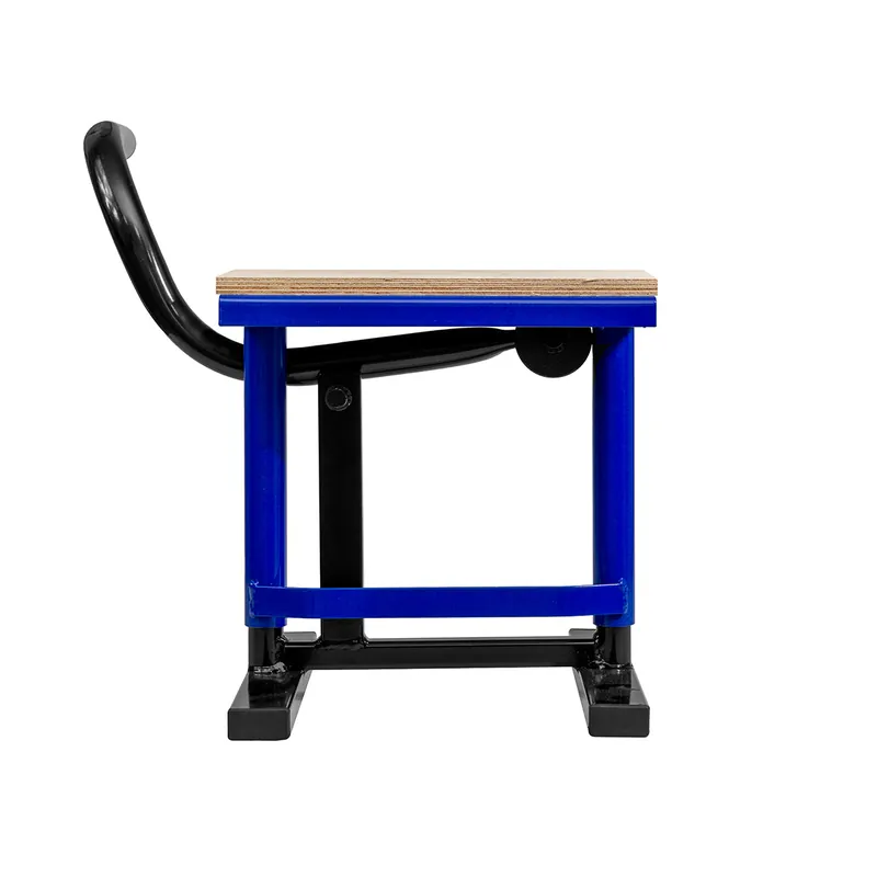 Tovární Cena PROMX PRO WOOD stojan/zvedák/podstavec motocyklu CROSS dokončení dřevo barva světle modrá (podrobnosti)