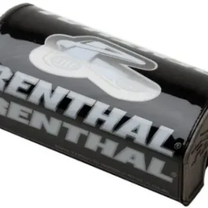 RENTHAL houba na řídítka FATBAR BLACK barva černá s logem RENTHAL Sezónní Sleva