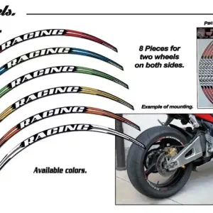 Rychlé Dodání PROGRIP páska ozdobná na ráfky závodní barva světle modrá