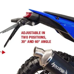 RACETECH (RTECH) blatník zadního kola (Z s bahenní klapkou) nastavitelný POD úhelEM 30 ST. nebo 60 ST. REVOLUTION YAMAHA T7 TENERE 700 19-26 barva černá Speciální Cena