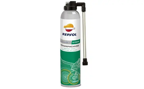 REPSOL náhradní kolo ve spreji - prostředek na opravu propíchnutí PUNCTURE REPAIR 300ML (12) Zlevněný