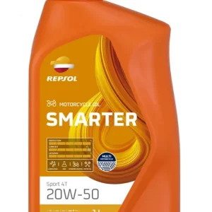 Novinka REPSOL motorový olej 4T SMARTER sport 20W50 1L MA2 polosyntetický (12) - nahrazuje RP180Q51