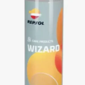 Profesionální REPSOL WIZARD LIMPIA SALPICADEROS přípravek na ošetření plastů a kapotáží 300ML(nahrazuje RPP9061ZNB)